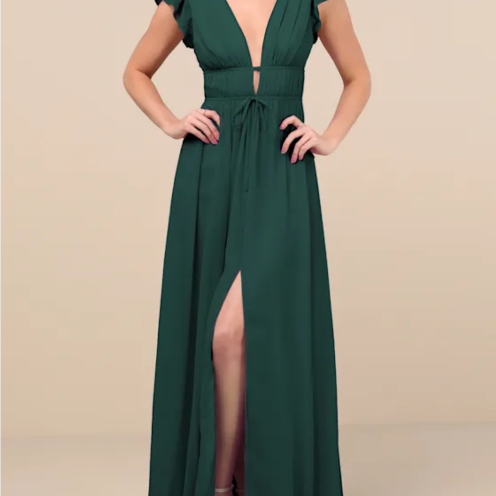 Elegant Green Gown